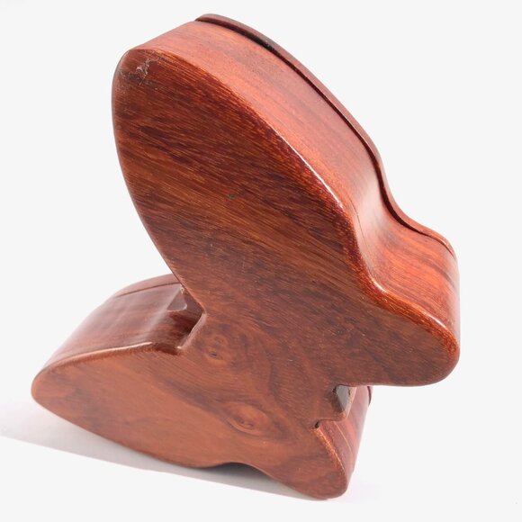 Butterfly Wood Puzzle Box Stash Box secret compartments Intarsia Jewelry Box - Picture 10 of 15